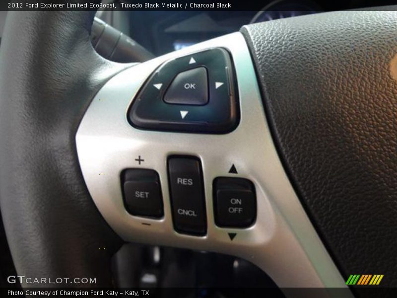 Tuxedo Black Metallic / Charcoal Black 2012 Ford Explorer Limited EcoBoost