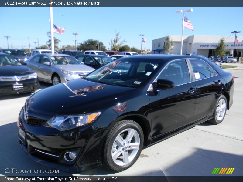 Attitude Black Metallic / Black 2012 Toyota Camry SE