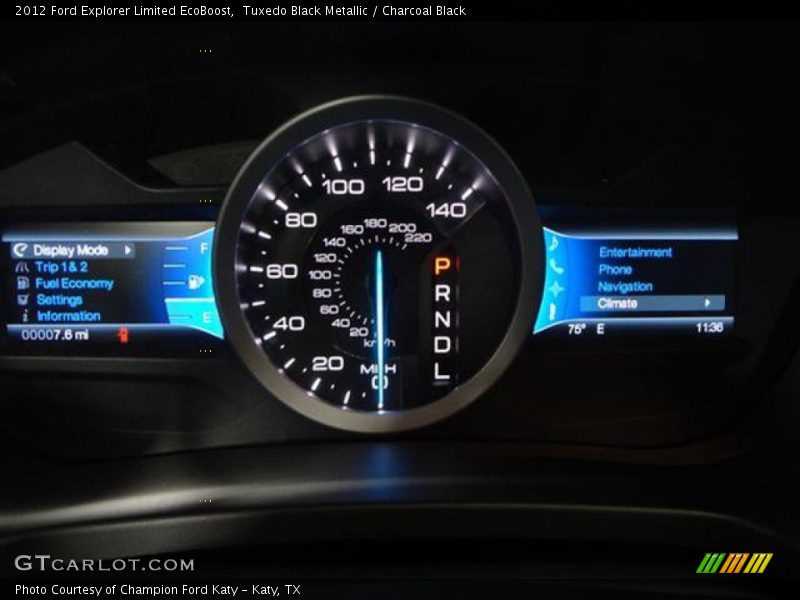  2012 Explorer Limited EcoBoost Limited EcoBoost Gauges