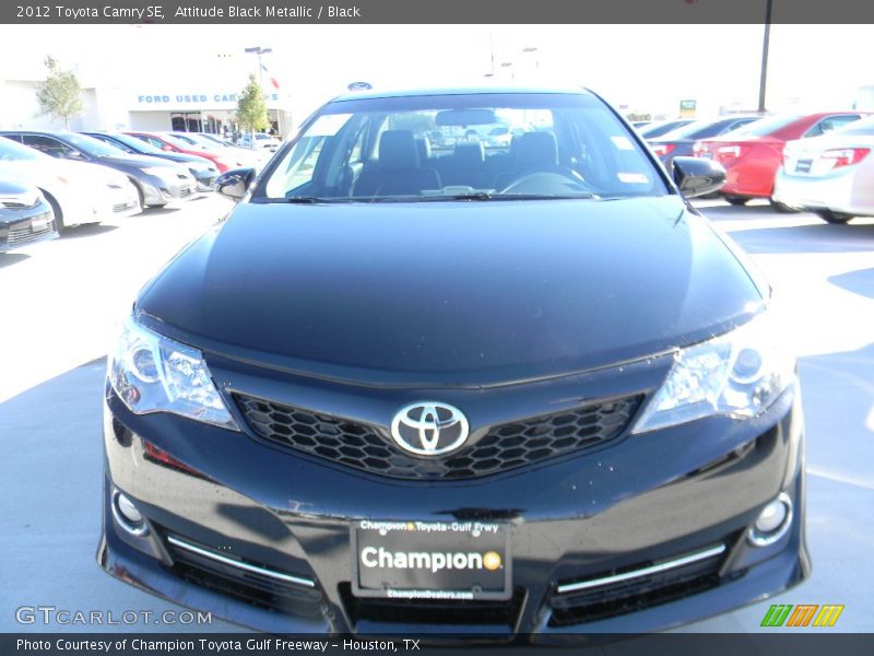 Attitude Black Metallic / Black 2012 Toyota Camry SE