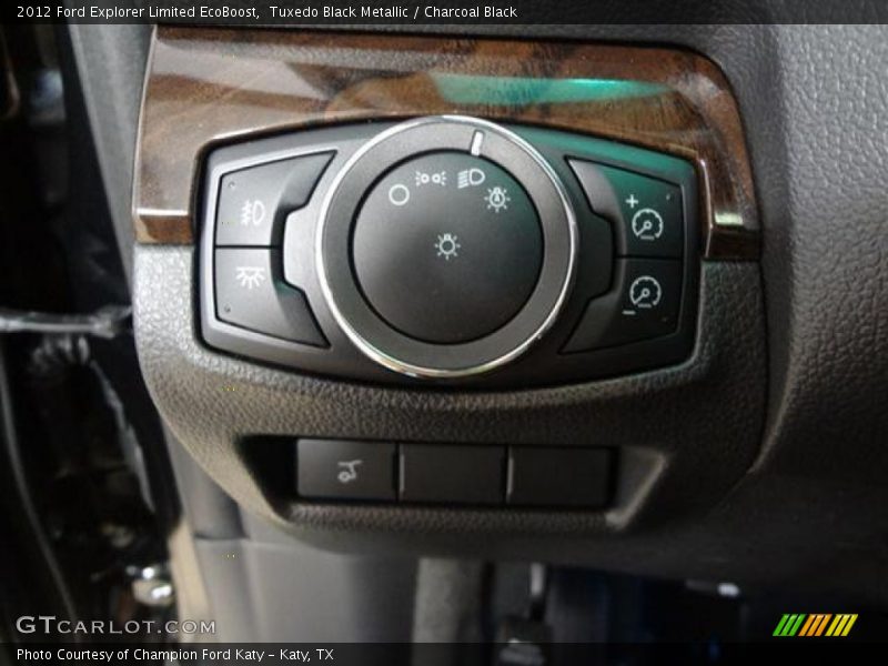 Tuxedo Black Metallic / Charcoal Black 2012 Ford Explorer Limited EcoBoost