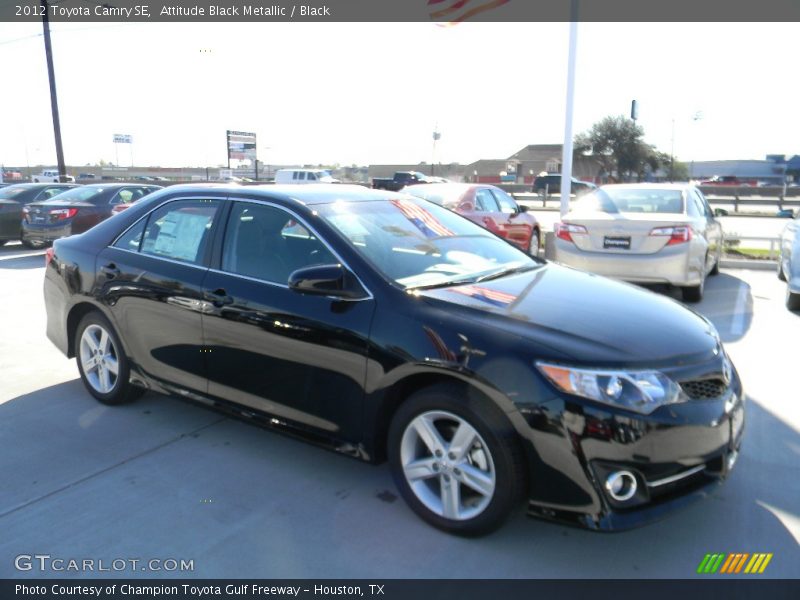 Attitude Black Metallic / Black 2012 Toyota Camry SE