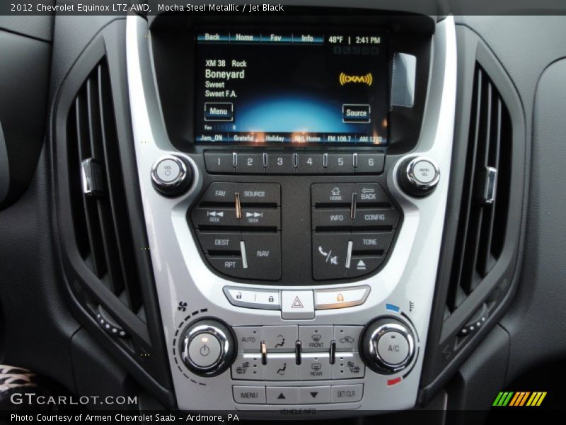 Controls of 2012 Equinox LTZ AWD