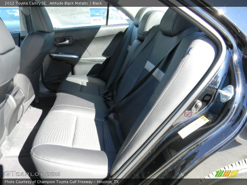 Attitude Black Metallic / Black 2012 Toyota Camry SE