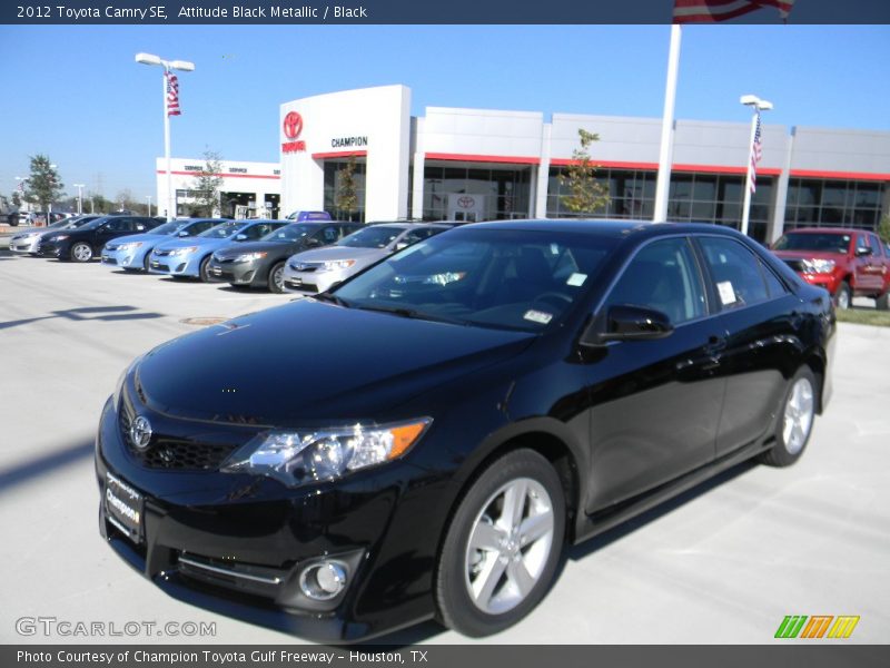 Attitude Black Metallic / Black 2012 Toyota Camry SE