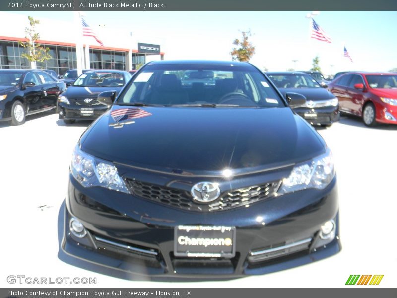 Attitude Black Metallic / Black 2012 Toyota Camry SE