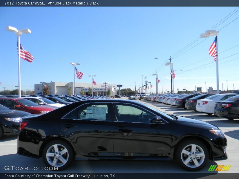 Attitude Black Metallic / Black 2012 Toyota Camry SE