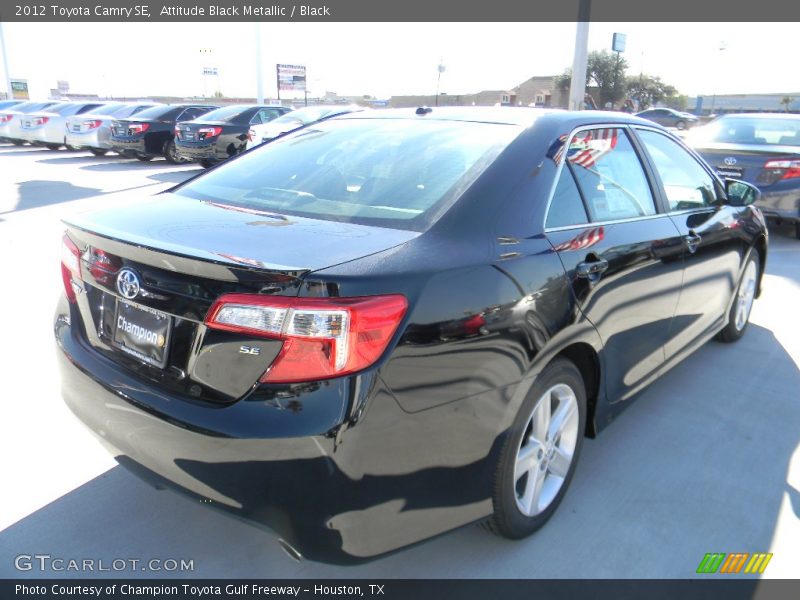 Attitude Black Metallic / Black 2012 Toyota Camry SE
