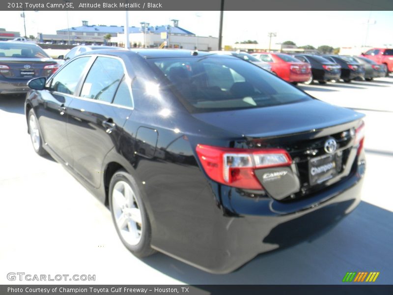 Attitude Black Metallic / Black 2012 Toyota Camry SE