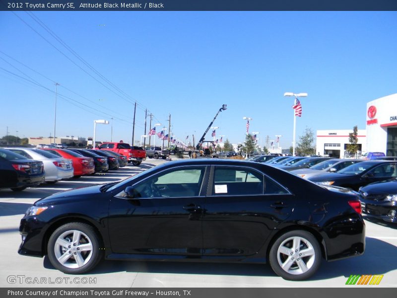 Attitude Black Metallic / Black 2012 Toyota Camry SE