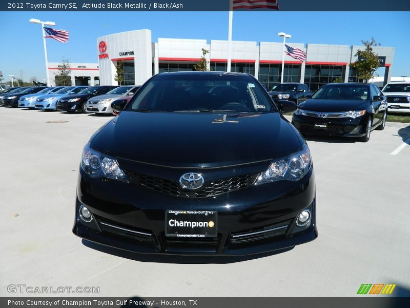 Attitude Black Metallic / Black/Ash 2012 Toyota Camry SE