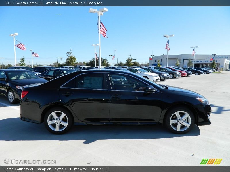 Attitude Black Metallic / Black/Ash 2012 Toyota Camry SE