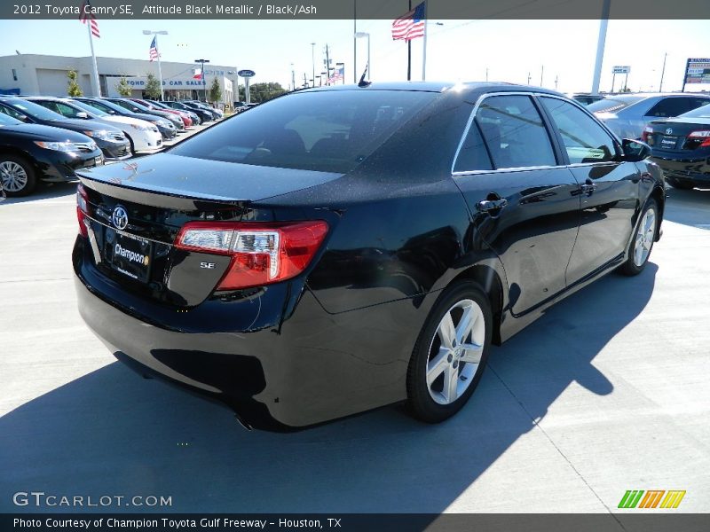 Attitude Black Metallic / Black/Ash 2012 Toyota Camry SE