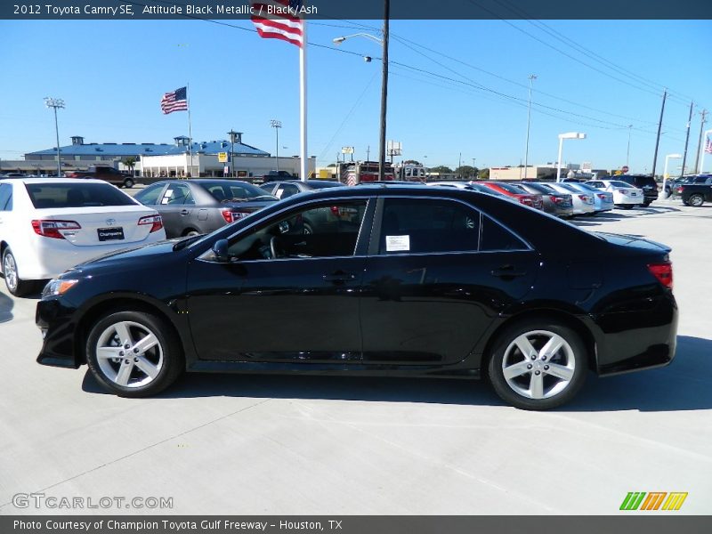 Attitude Black Metallic / Black/Ash 2012 Toyota Camry SE