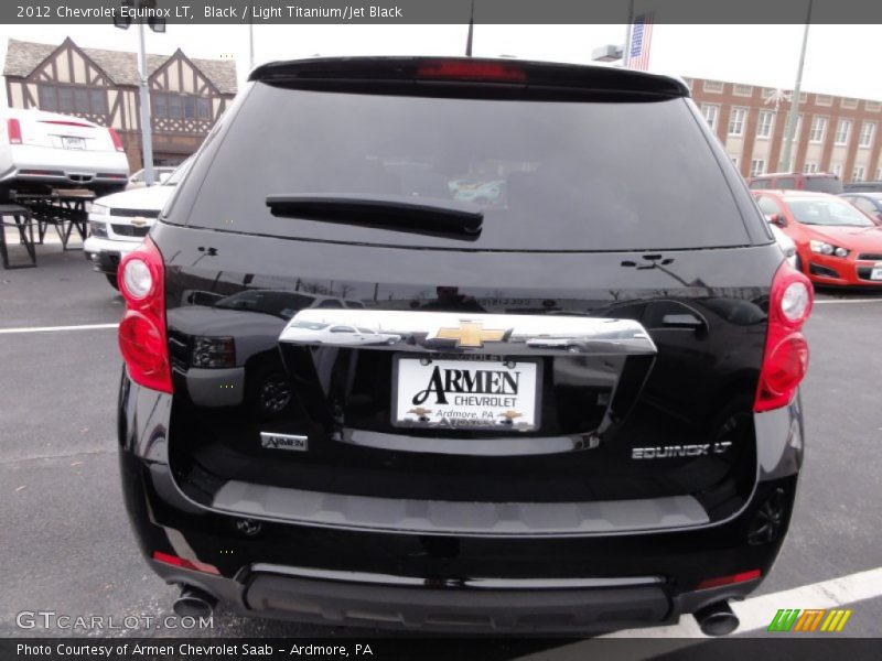 Black / Light Titanium/Jet Black 2012 Chevrolet Equinox LT