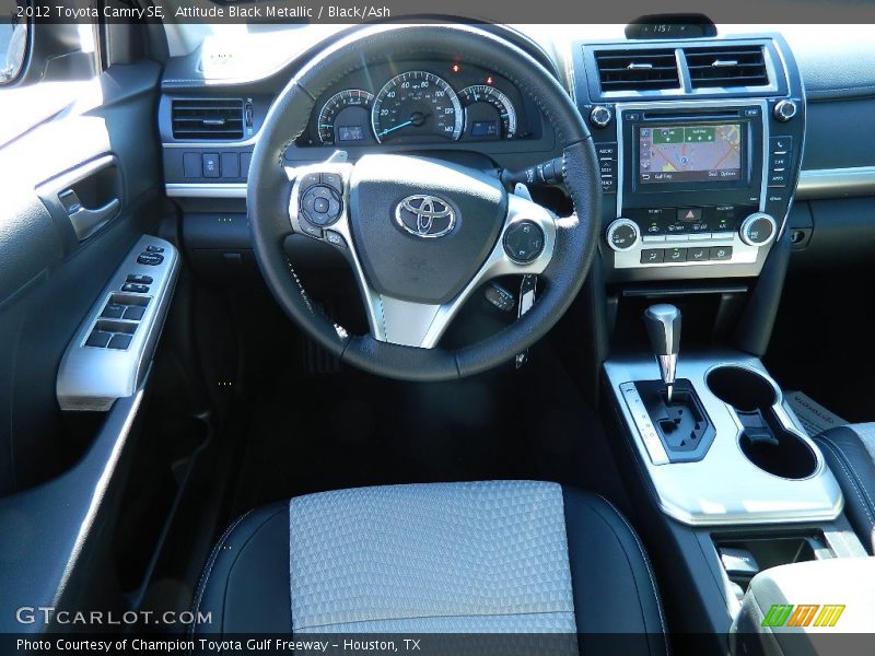 Attitude Black Metallic / Black/Ash 2012 Toyota Camry SE