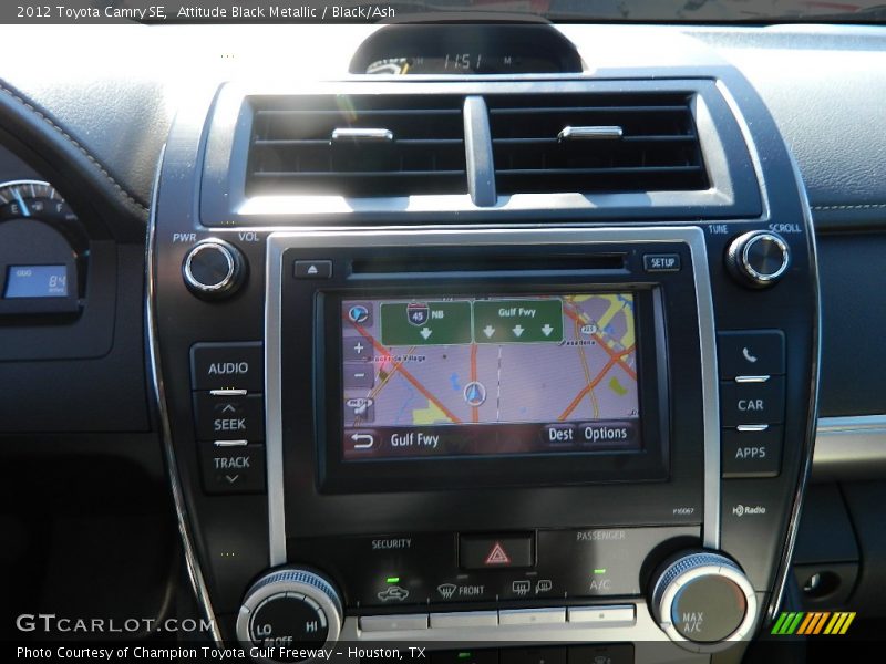 Attitude Black Metallic / Black/Ash 2012 Toyota Camry SE