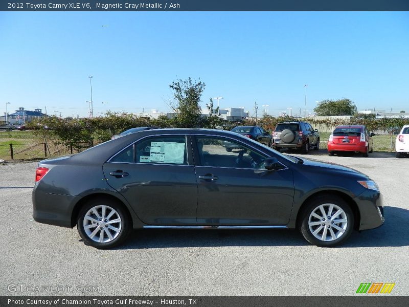 Magnetic Gray Metallic / Ash 2012 Toyota Camry XLE V6