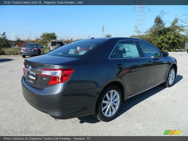 Magnetic Gray Metallic / Ash 2012 Toyota Camry XLE V6