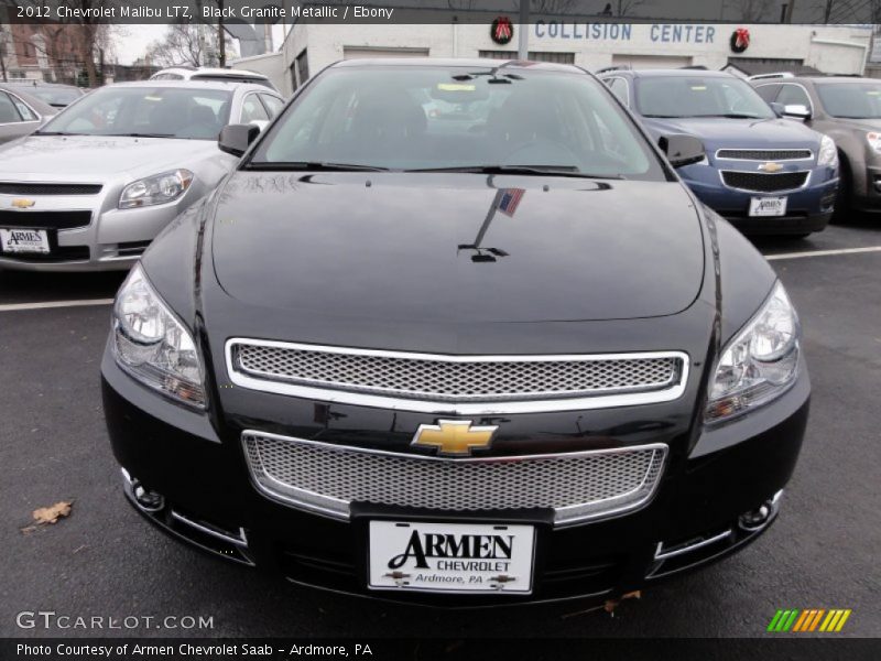 Black Granite Metallic / Ebony 2012 Chevrolet Malibu LTZ