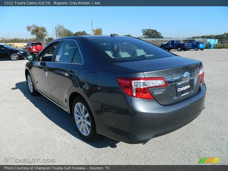 Magnetic Gray Metallic / Ash 2012 Toyota Camry XLE V6