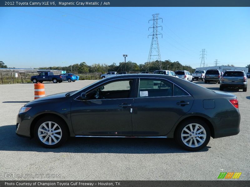 Magnetic Gray Metallic / Ash 2012 Toyota Camry XLE V6