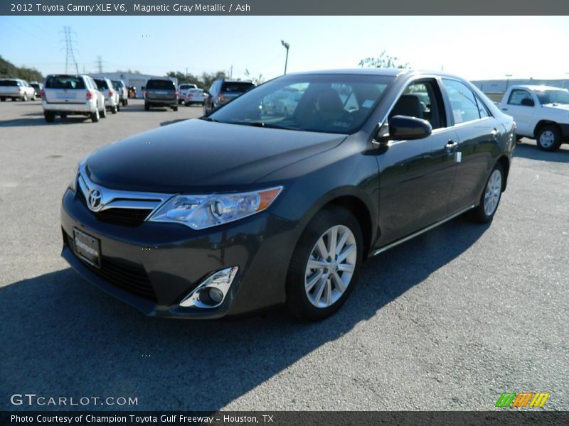 Magnetic Gray Metallic / Ash 2012 Toyota Camry XLE V6