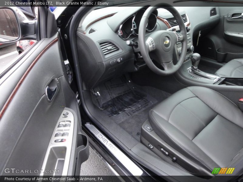 Black Granite Metallic / Ebony 2012 Chevrolet Malibu LTZ