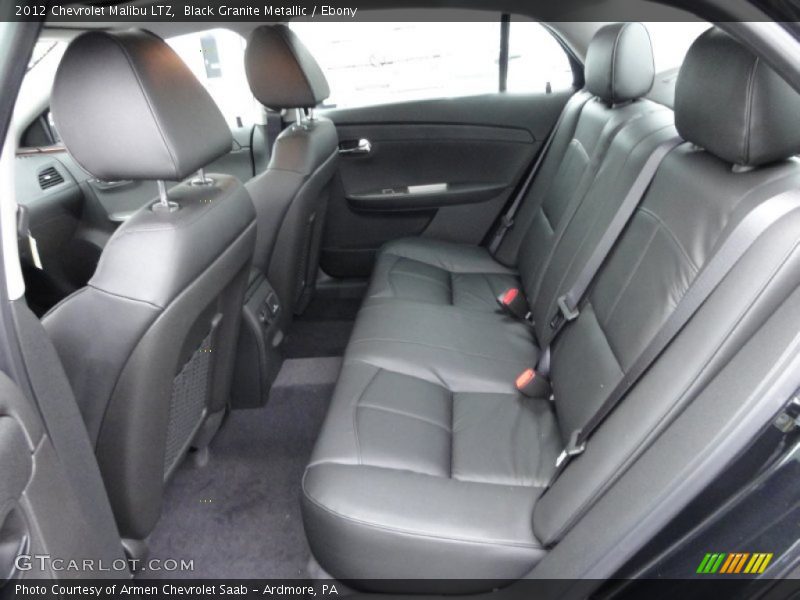 Black Granite Metallic / Ebony 2012 Chevrolet Malibu LTZ
