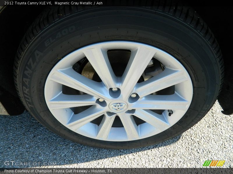 Magnetic Gray Metallic / Ash 2012 Toyota Camry XLE V6