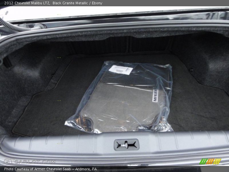 Black Granite Metallic / Ebony 2012 Chevrolet Malibu LTZ