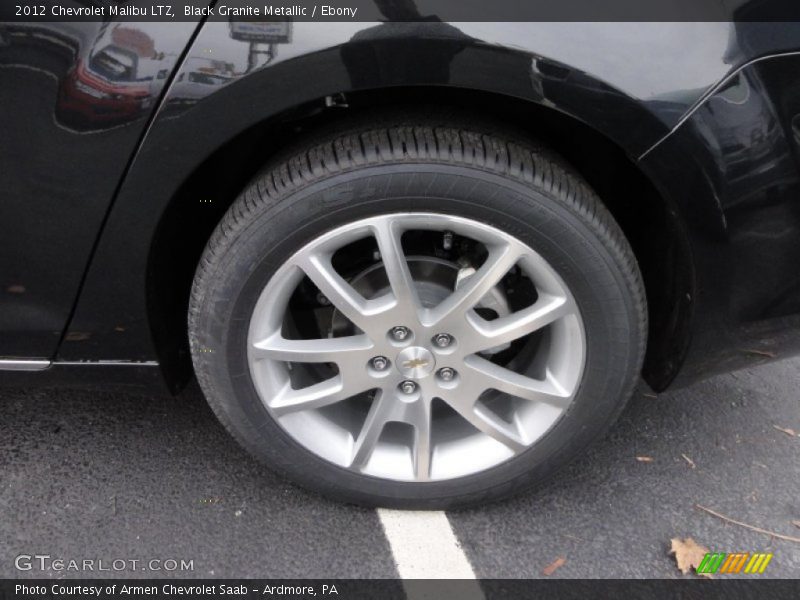 Black Granite Metallic / Ebony 2012 Chevrolet Malibu LTZ