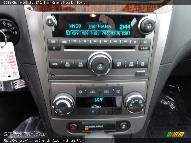 Black Granite Metallic / Ebony 2012 Chevrolet Malibu LTZ