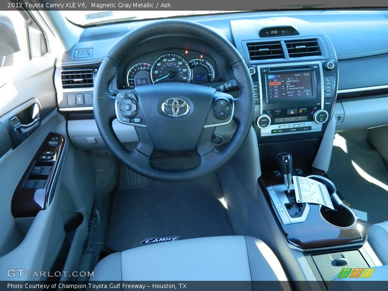 Magnetic Gray Metallic / Ash 2012 Toyota Camry XLE V6