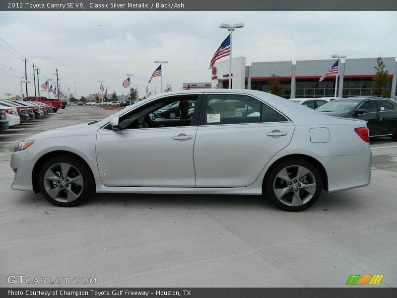Classic Silver Metallic / Black/Ash 2012 Toyota Camry SE V6