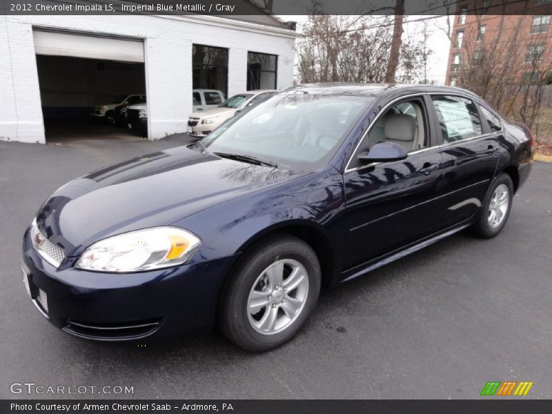 Imperial Blue Metallic / Gray 2012 Chevrolet Impala LS