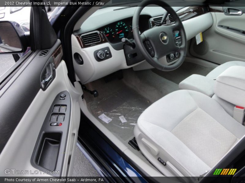 Imperial Blue Metallic / Gray 2012 Chevrolet Impala LS