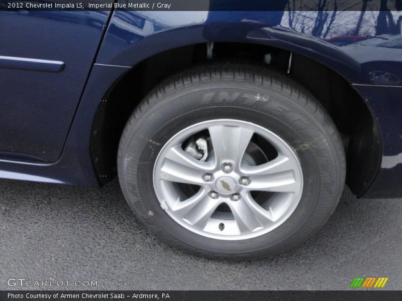 Imperial Blue Metallic / Gray 2012 Chevrolet Impala LS