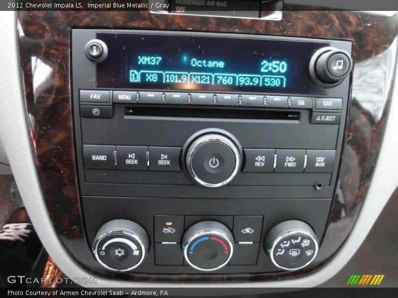 Imperial Blue Metallic / Gray 2012 Chevrolet Impala LS