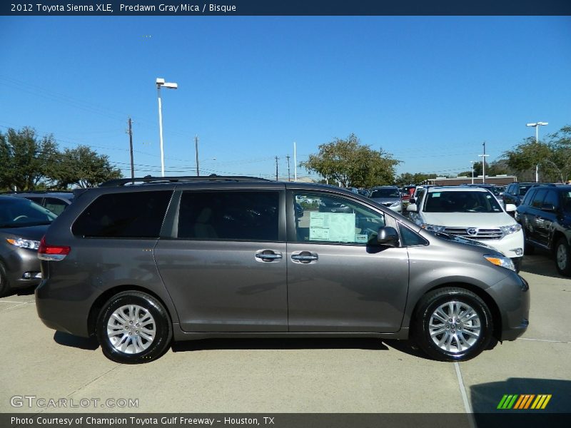 Predawn Gray Mica / Bisque 2012 Toyota Sienna XLE