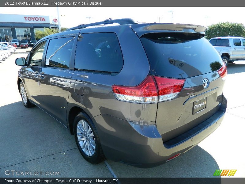 Predawn Gray Mica / Bisque 2012 Toyota Sienna XLE