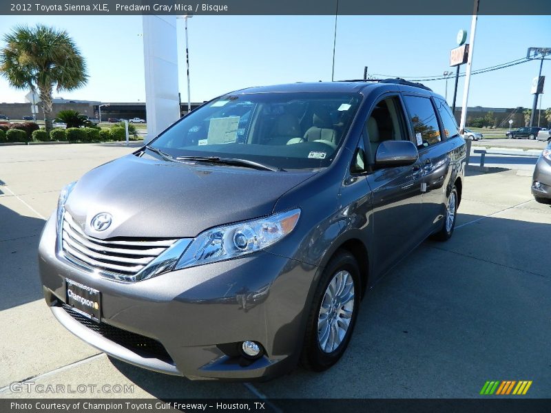 Predawn Gray Mica / Bisque 2012 Toyota Sienna XLE