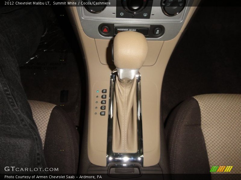 Summit White / Cocoa/Cashmere 2012 Chevrolet Malibu LT
