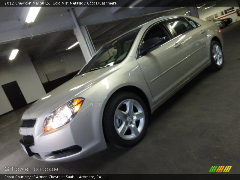 Gold Mist Metallic / Cocoa/Cashmere 2012 Chevrolet Malibu LS