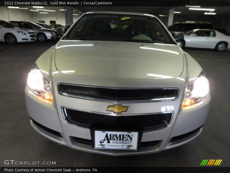 Gold Mist Metallic / Cocoa/Cashmere 2012 Chevrolet Malibu LS