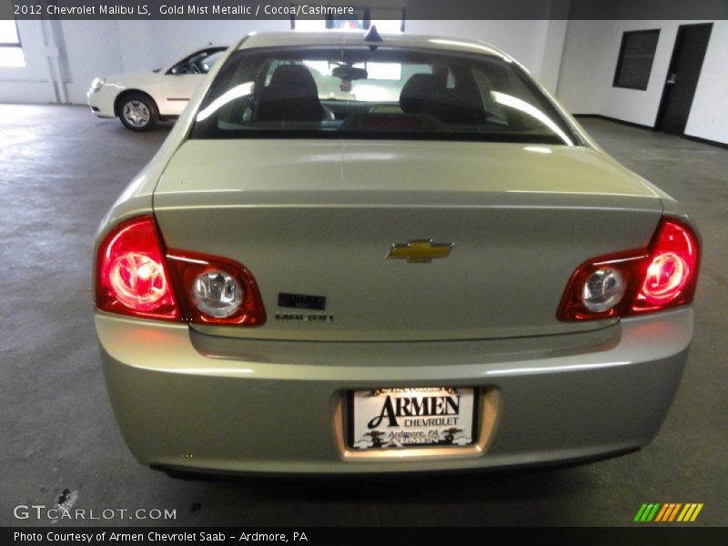 Gold Mist Metallic / Cocoa/Cashmere 2012 Chevrolet Malibu LS