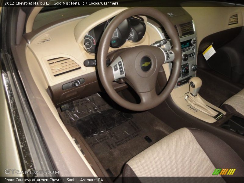 Gold Mist Metallic / Cocoa/Cashmere 2012 Chevrolet Malibu LS