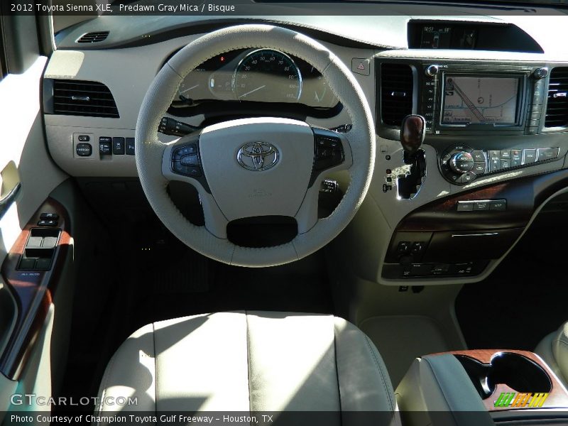 Predawn Gray Mica / Bisque 2012 Toyota Sienna XLE