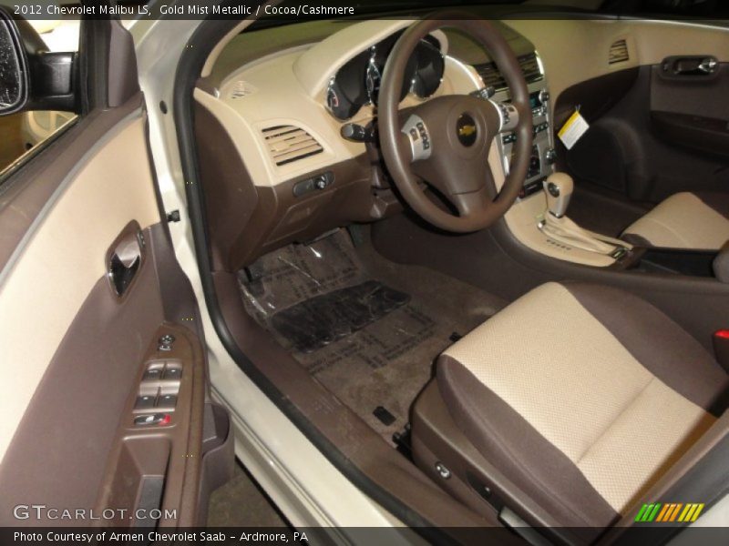 Gold Mist Metallic / Cocoa/Cashmere 2012 Chevrolet Malibu LS