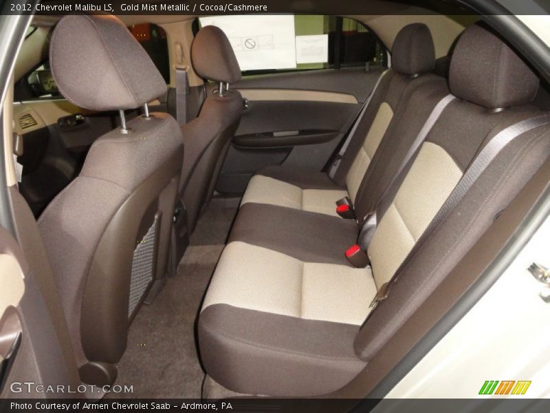 Gold Mist Metallic / Cocoa/Cashmere 2012 Chevrolet Malibu LS